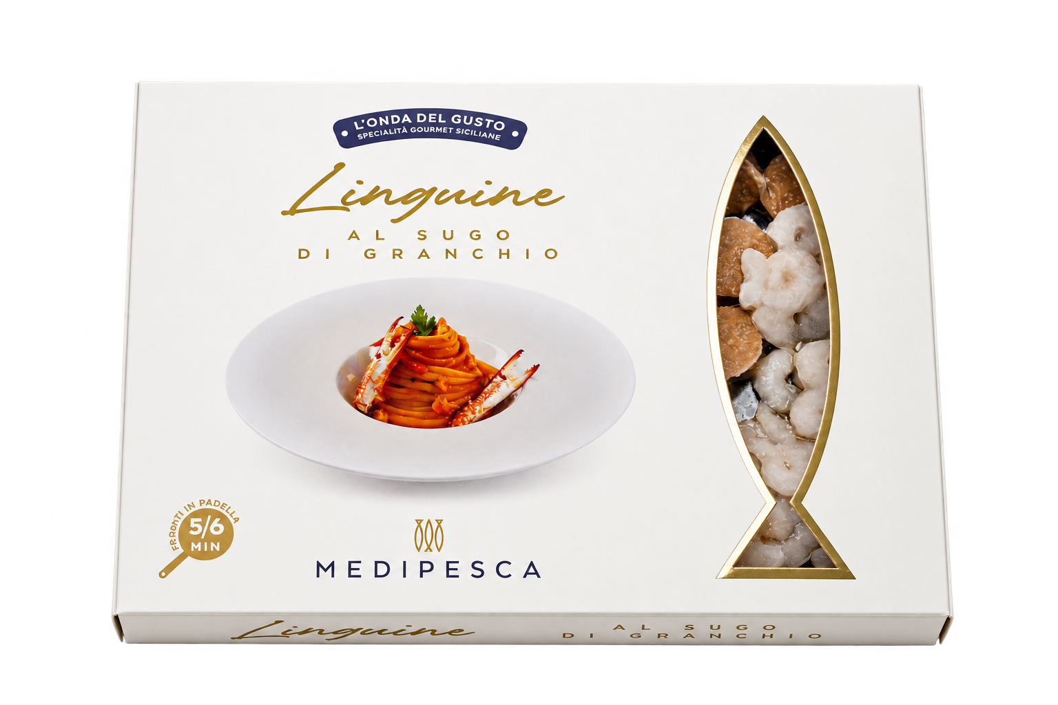 Linguine al sugo di granchio